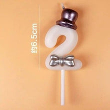 Load image into Gallery viewer, 1 Pcs Number 0-9 Birthday Candle Number One Birthday Gold Number Candles Party Celebration Baby Showers Happy Birthday Cake Candles for Kids Adult Wedding/ Party Crown Candle Cake Decoration Tools
