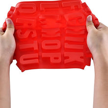 Load image into Gallery viewer, 1 Pcs Silicone Large Alphabet Ice Chocolate Letter Mould Stencil Cake Jelly Cupcake Baking Mold Ice Tray Cookie Mold 26 Large Letters Silicone Mold Alphabet Mold Chocolate Mold Biscuit Ice Cube Tray
