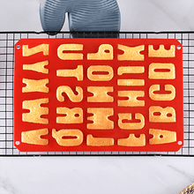 Load image into Gallery viewer, 1 Pcs Silicone Large Alphabet Ice Chocolate Letter Mould Stencil Cake Jelly Cupcake Baking Mold Ice Tray Cookie Mold 26 Large Letters Silicone Mold Alphabet Mold Chocolate Mold Biscuit Ice Cube Tray
