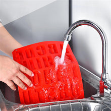 Load image into Gallery viewer, 1 Pcs Silicone Large Alphabet Ice Chocolate Letter Mould Stencil Cake Jelly Cupcake Baking Mold Ice Tray Cookie Mold 26 Large Letters Silicone Mold Alphabet Mold Chocolate Mold Biscuit Ice Cube Tray
