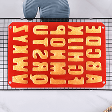 Load image into Gallery viewer, 1 Pcs Silicone Large Alphabet Ice Chocolate Letter Mould Stencil Cake Jelly Cupcake Baking Mold Ice Tray Cookie Mold 26 Large Letters Silicone Mold Alphabet Mold Chocolate Mold Biscuit Ice Cube Tray
