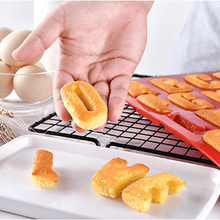 Load image into Gallery viewer, 1 Pcs Silicone Large Alphabet Ice Chocolate Letter Mould Stencil Cake Jelly Cupcake Baking Mold Ice Tray Cookie Mold 26 Large Letters Silicone Mold Alphabet Mold Chocolate Mold Biscuit Ice Cube Tray
