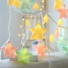 Load image into Gallery viewer, 10-Light Crack Star String Lights
