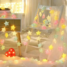 Load image into Gallery viewer, 10-Light Crack Star String Lights
