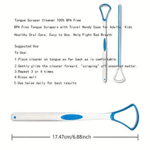 Load image into Gallery viewer, 10-Pack: 100% BPA Free Tongue Scrapers
