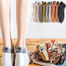 Load image into Gallery viewer, 10-Pack: Embroidered Expression Women Socks
