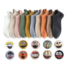Load image into Gallery viewer, 10-Pack: Embroidered Expression Women Socks

