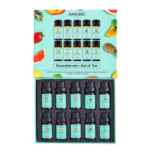 Load image into Gallery viewer, 10-Pack: Fruity Fragrance Premium Aromatherapy Diffuser Oils Set For Candle &amp; Soap Making
