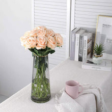 Load image into Gallery viewer, 10-Pack: Nubry Artificial Silk Rose Flower Bouquet
