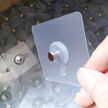 Load image into Gallery viewer, 10 Pcs Punch-Free Non-Marking Strong Adhesive Screw Stickers Wall Picture Hook Invisible Traceless Hardware Drywall Hooks Towel Hook Self Adhesive Key Holder Wall Hook Clothes Coat Robe Hooks Cabinet Closet Door Hanger
