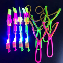 Load image into Gallery viewer, 10-Piece: Amazing Led Light Arrow Rocket Helicopter Flying Toy
