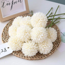 Load image into Gallery viewer, 10-Piece: Artificial Flowers Chrysanthemum Ball Flowers Bouquet

