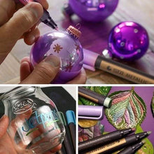 Load image into Gallery viewer, 10-Piece: Metallic Paint Marker Pen Permanent
