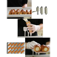 Load image into Gallery viewer, 10-Piece: Non-Stick Buttercream Corner Danish Pastry Molds

