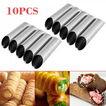 Load image into Gallery viewer, 10-Piece: Non-Stick Buttercream Corner Danish Pastry Molds
