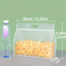 Load image into Gallery viewer, 10-Pieces: Reusable Silicone Leakproof Food Storage Bags
