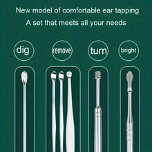 Load image into Gallery viewer, 10-Pieces: Stainless Steel Ear Wax Removal Tool Set
