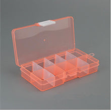 Load image into Gallery viewer, 10 Slots Adjustable Plastic Jewelry Box Storage Case Craft Jewelry Organizer Beads  Jewelry Making Jewelry Organizer Adjustable Storage Box Plastic Compartments Organizer for Jewelry

