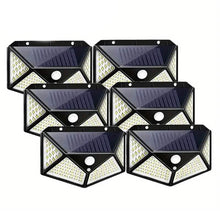 Load image into Gallery viewer, 100-LED Solar Rechargeable Outdoor Light

