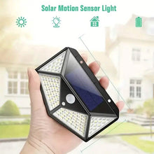 Load image into Gallery viewer, 100-LED Solar Rechargeable Outdoor Light
