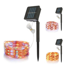 Load image into Gallery viewer, 100 LEDs Solar String Lights
