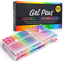 Load image into Gallery viewer, 100-Pack: Colored Gel Pens Set
