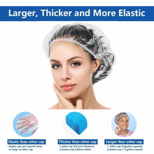 Load image into Gallery viewer, 100-Piece: Disposable Shower Cap
