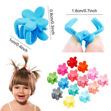 Load image into Gallery viewer, 100-Pieces: Non-Slip Colorful Mini Hair Claw Clips Clamps Accessories
