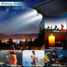 Load image into Gallery viewer, 10000mAh Solar Power Bank External Battery Pack
