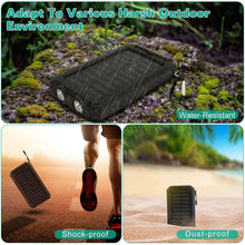 Load image into Gallery viewer, 10000mAh Solar Power Bank External Battery Pack
