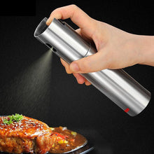 Load image into Gallery viewer, 100ML Stainless Steel Olive Oil Sprayer Spray Bottle Spray Kitchen Cooking Oil Spray BBQ Oil Spray Bottle  Oil Sprayer for Cooking Air Fryer Stainless Steel Olive Oil Sprayer Mister 100ML Portable Olive Oil Spray Bottle for BBQ

