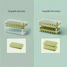 Load image into Gallery viewer, 101oz. Ice Cube Tray Set - 64 Pcs Silicone Ice Cube Tray With Lid &amp; Bin
