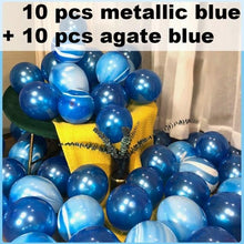 Load image into Gallery viewer, 10/20 Star Metallic Confetti Latex Transparent 12inch Balloons For Baby Shower Birthday Party Wedding Decoration
