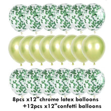 Load image into Gallery viewer, 10/20 Star Metallic Confetti Latex Transparent 12inch Balloons For Baby Shower Birthday Party Wedding Decoration
