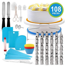 Load image into Gallery viewer, 108-Piece: Cake Decorating Supplies Kit
