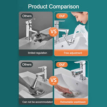 Load image into Gallery viewer, 1080 Degree Extension Universal Faucet Aerator 2 Modes
