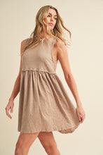 Load image into Gallery viewer, Round Neck Mini Tank Dress For Women–Comfortable, Versatile &amp; Perfect for Casual or Dressy Occasions
