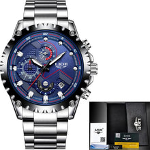 Load image into Gallery viewer, Business Elegant Men's  Watch With Chronometers Day View  Fluorescent Hands Excellent Look Unique Design Perfect Gift For Your Man
