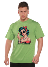 Load image into Gallery viewer, Respectfully Middle Finger Unisex Bamboo/Cotton Graphic T-Shirt
