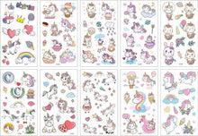 Load image into Gallery viewer, 10pcs Dinosaur Sticker Temporary Tatoo Waterproof Colorful Elegant Children Tattoos
