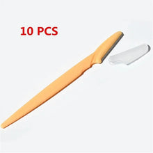 Load image into Gallery viewer, 10pcs Exfoliating Dermaplaning Eyebrow Razor - Facial Hair Remover Women Beauty Makeup Skin Care Tools
