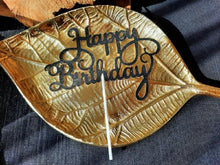 Load image into Gallery viewer, 10pcs Glitter Happy Birthday Cake Topper Happy Birthday Cake Topper Happy Birthday Cupcake Topper Glitter Gold Decoration Bling Sparkle Decoration Sign Happy Birthday Cake Topper Girl Birthday Dessert Decor
