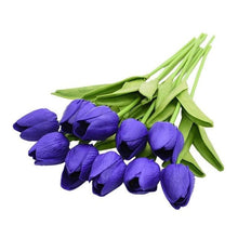 Load image into Gallery viewer, 10Pcs High Quality Real Touch Calla Lily Artificial Flowers Bouquet For Wedding Bridal Home Kitchen Table Flower Decoration Home Decor
