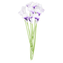Load image into Gallery viewer, 10Pcs High Quality Real Touch Calla Lily Artificial Flowers Bouquet For Wedding Bridal Home Kitchen Table Flower Decoration Home Decor
