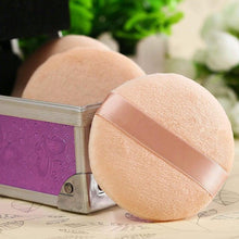 Load image into Gallery viewer, 10pcs Professional Round Shape Face Body Powder Portable Soft Cosmetic Puff Makeup Sponge and Makeup Puff For Liquid Foundation
