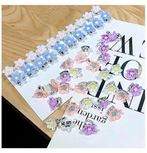 Load image into Gallery viewer, 10pcs Small Flower Buckle Hair Clips Hairpins for Women Girls Fashion Hair Styles Holder Hair Pins Claws Wedding Hair Accessories for Brides and Bridesmaids
