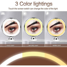 Load image into Gallery viewer, 10X Magnifying Makeup Mirror with Lights
