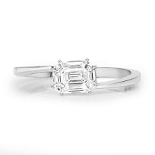 Load image into Gallery viewer, 0.33 Carat Genuine White Diamond 18K White Gold Ring (F-G Color, VVS-VS Clarity)
