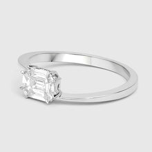 Load image into Gallery viewer, 0.33 Carat Genuine White Diamond 18K White Gold Ring (F-G Color, VVS-VS Clarity)
