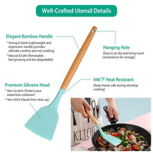Load image into Gallery viewer, 11-Piece: Silicone Cooking Utensil Set

